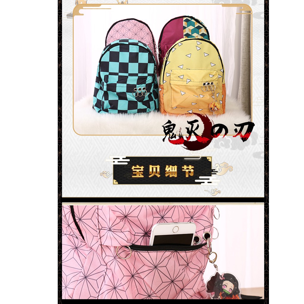 Ba Lô Du Lịch Thời Trang Năng Động Anime Kimetsu no Yaiba