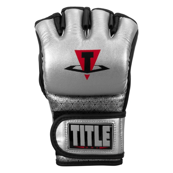 Găng Tay Title MMA Menace Metallic Training Gloves - Sliver