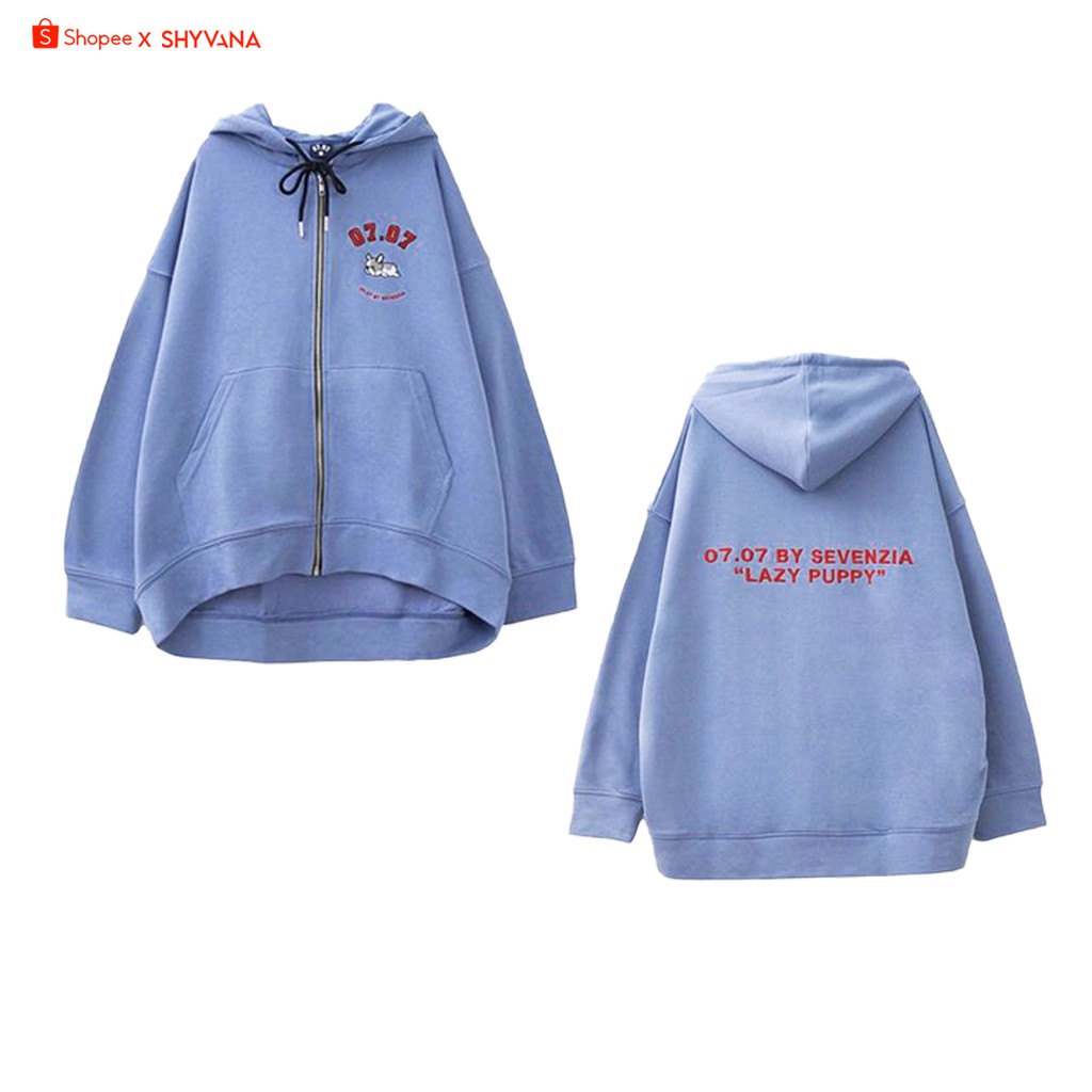 ÁO HOODIE - ÁO HOODIE ZIP LAZY PUPPY { Ảnh thật } | BigBuy360 - bigbuy360.vn