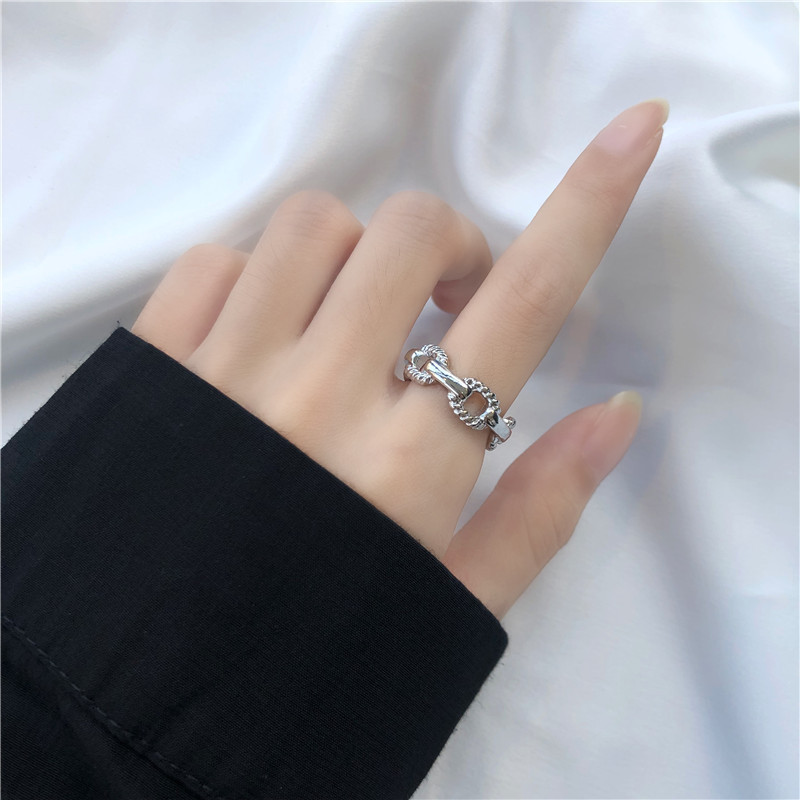 MANYUE Nhẫn Đeo Tay Phong Cách Retro Hàn Quốc Cá Tính Cho Nữ