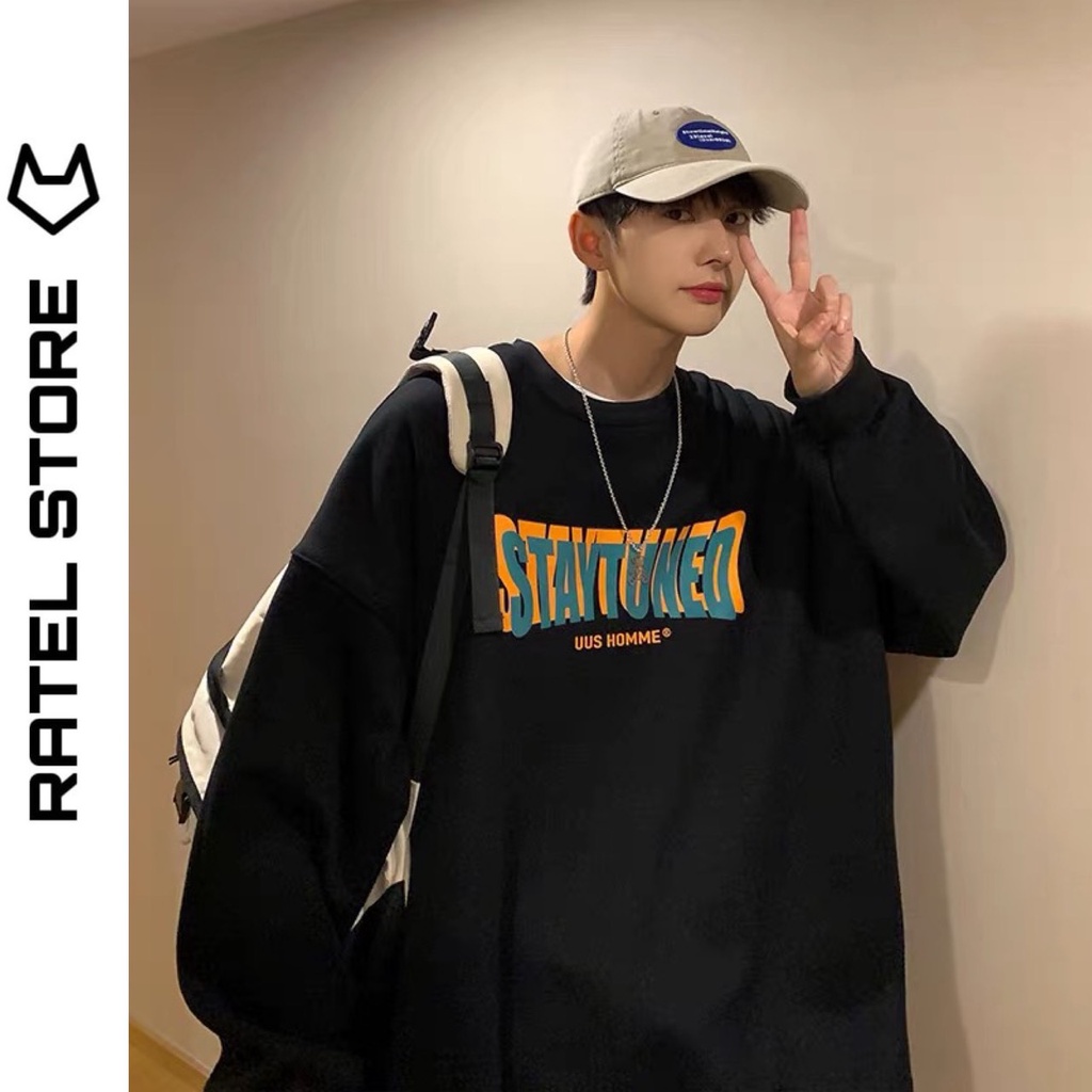 Áo Sweater Local Brand Nỉ Bông Nam Nữ STAYTUNED Unisex Form Rộng
