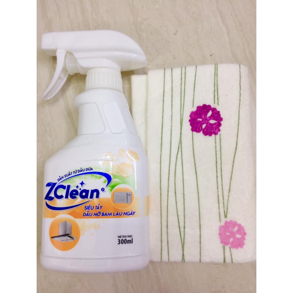 Tẩy rửa vết dầu mỡ Zclean