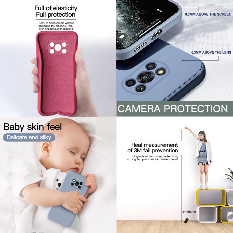 Ốp Điện Thoại Silicon Dẻo Hình Vuông Chống Sốc Kèm Nhãn Dán DIY Cho Tecno Spark 8P 8 8C 7 7P Go 2022 Pro