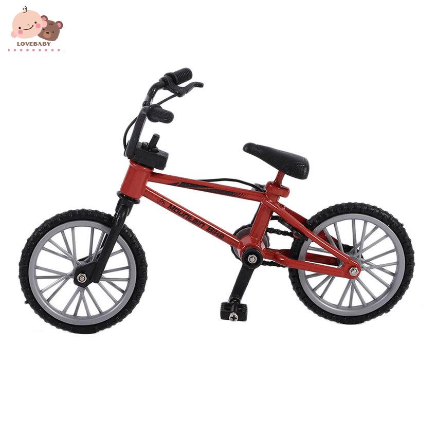 [HOT]Mini Size Simulation Alloy Finger Bike Children Kid Funnt Mini Finger Bike Toy