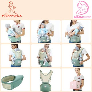 Địu ngồi lưới mùa hè Happy Walk 809 siêu nhẹ và thoáng khi