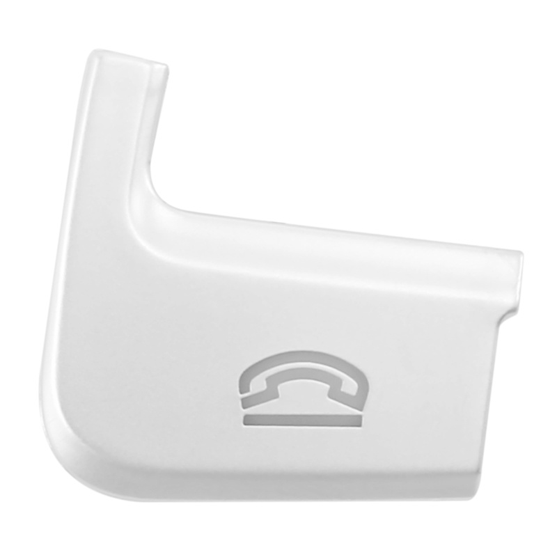 Set 12 Miếng Dán Nút Vô Lăng Xe Hơi Mercedes Benz GLC X253 2015 2016 &amp; C Class W205 2014 2015 Bằng ABS Màu Bạc