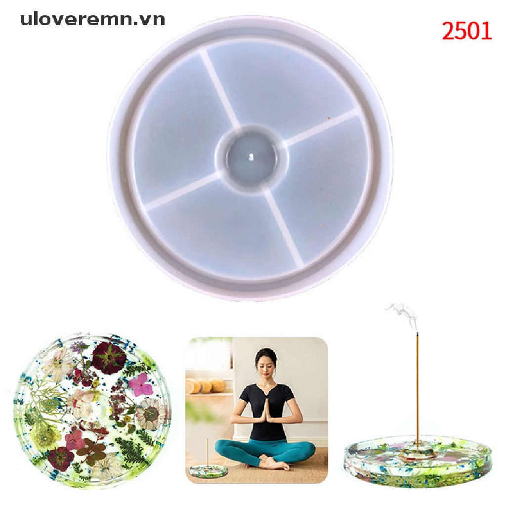 Khuôn Silicone Làm Đế Cắm Nhang Khi Tập Yoga
