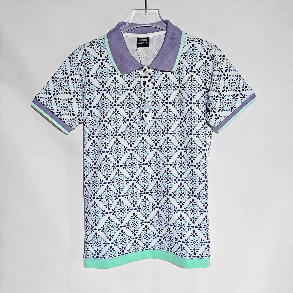 Áo polo Tom.my họa tiết phối chất vải cá sấu 100% cotton dầy dặn mềm mịn thoáng mát full tag