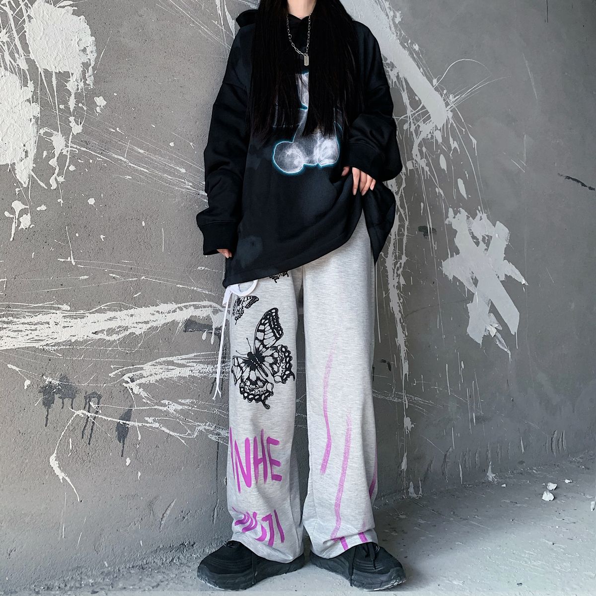 Áo Thun In Hình Bướm Phong Cách Harajuku Cá Tính | BigBuy360 - bigbuy360.vn