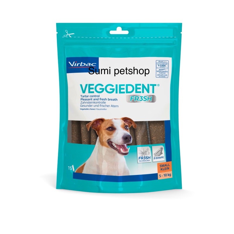 Veggiedent Fr3sh- Thanh nhai sạch răng thơm miệng cho bé cưng