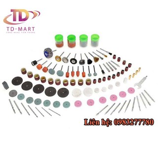✪ bộ phụ kiện máy khoan mài đa năng 147pcs ♥ xả hàng ♥