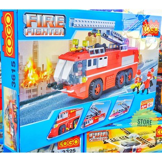 LEGO Lắp Ráp Xe Thang Cứu Hỏa ( 424 Miếng )