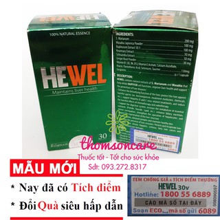 Hewel - Thuốc bổ gan - Chính hãng 100%