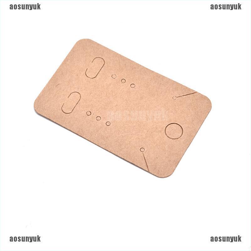 Set 100 Thẻ Trưng Bày Bông Tai / Vòng cổ