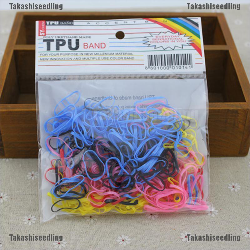 Dây Buộc Tóc Co Giãn Đính Mặt Phát Sáng Xinh Xắn