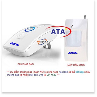 Combo 5 bộ chuông báo khách chống trộm rời không dây đa năng Ata AT-338 Điện Gia Dụng Bảo Minh - Điện Gia Dụng Bảo Minh