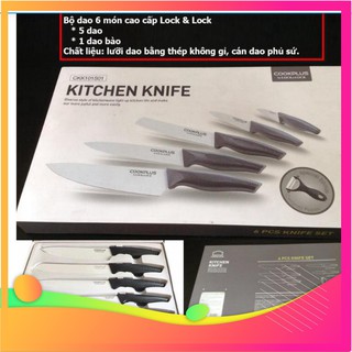 Bộ dao 6 món LOCK & LOCK  CKK101S01 cao cấp