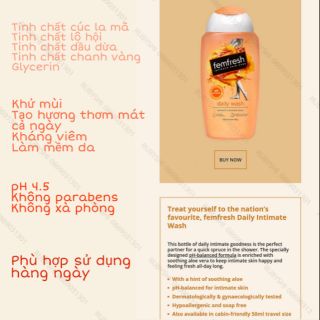 Dung dịch femfresh pH4.5