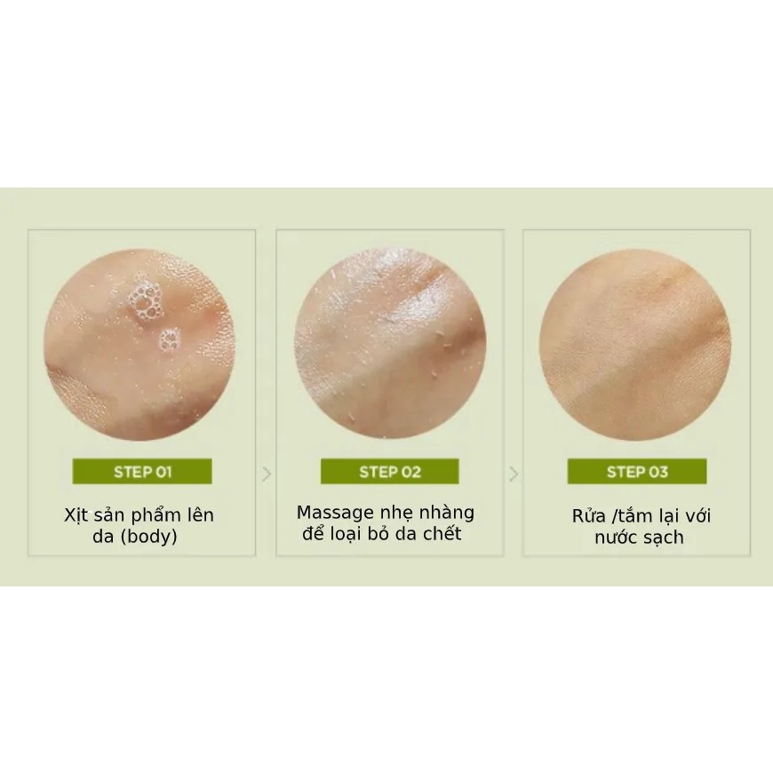 Tẩy da chết body dạng xịt The Face Shop Smooth Body Peel 300ml