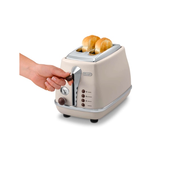 [Mã ELHADEV giảm 4% đơn 300K] [CHÍNH HÃNG] Máy Nướng Bánh Mì DELONGHI Icona Vintage CTOV2103 (BG/GR)