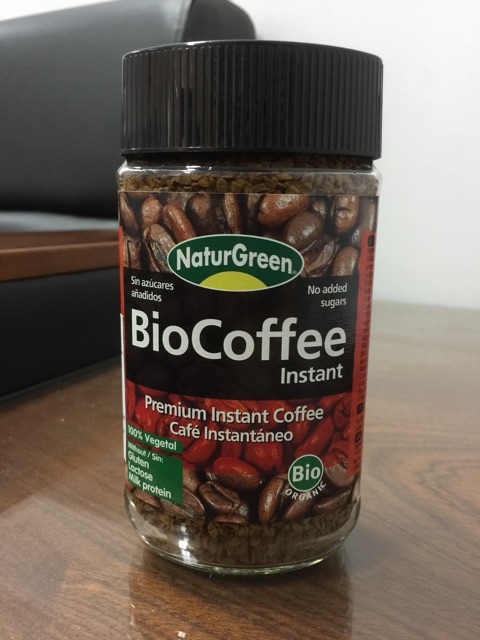 Cafe hữu cơ Naturgreen Bio Instant Coffee 100g
