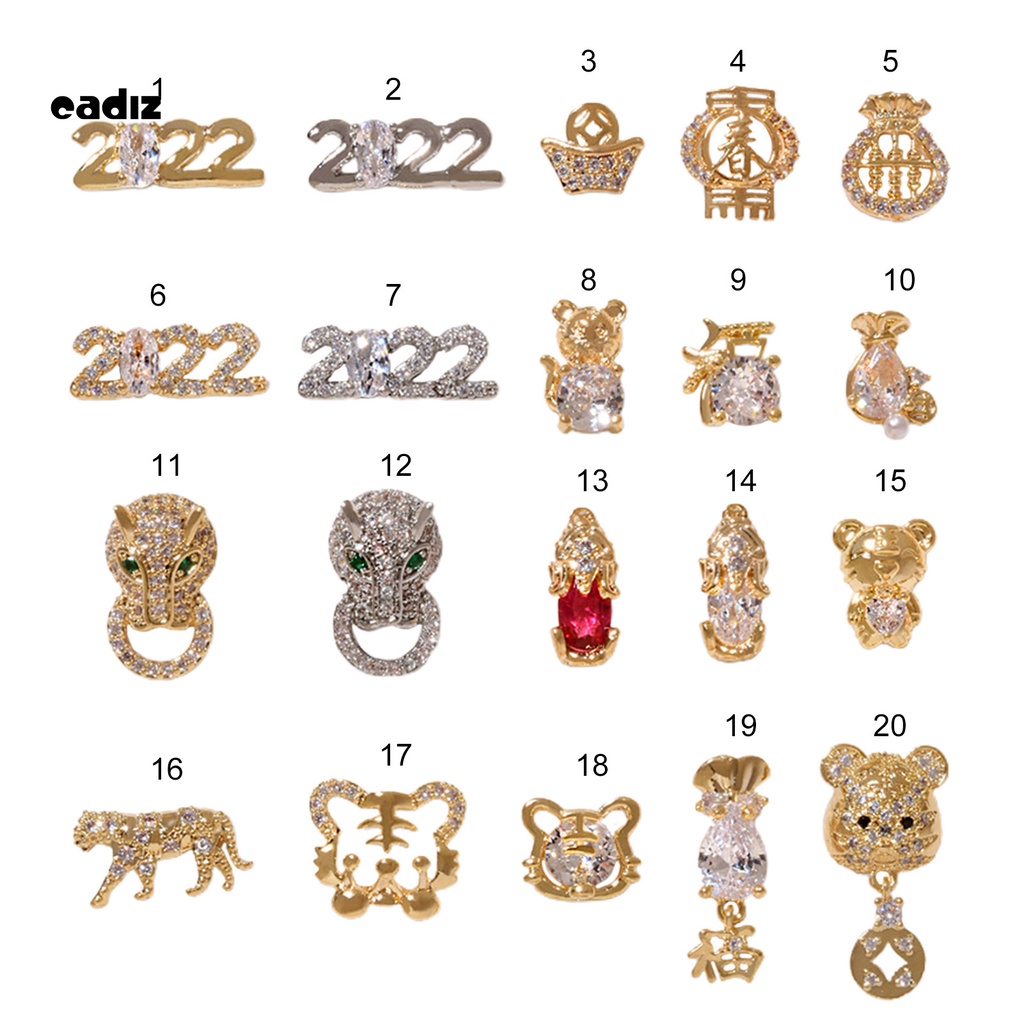 [Hàng mới về] Phụ kiện trang trí móng tay nghệ thuật thiết kế mới 2022