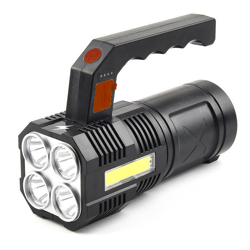 Đèn Pin Cầm Tay, Đèn Pin Mini Siêu Sáng Với Cổng Sạc USB Cao Cấp, ASAKI OFFICIAL