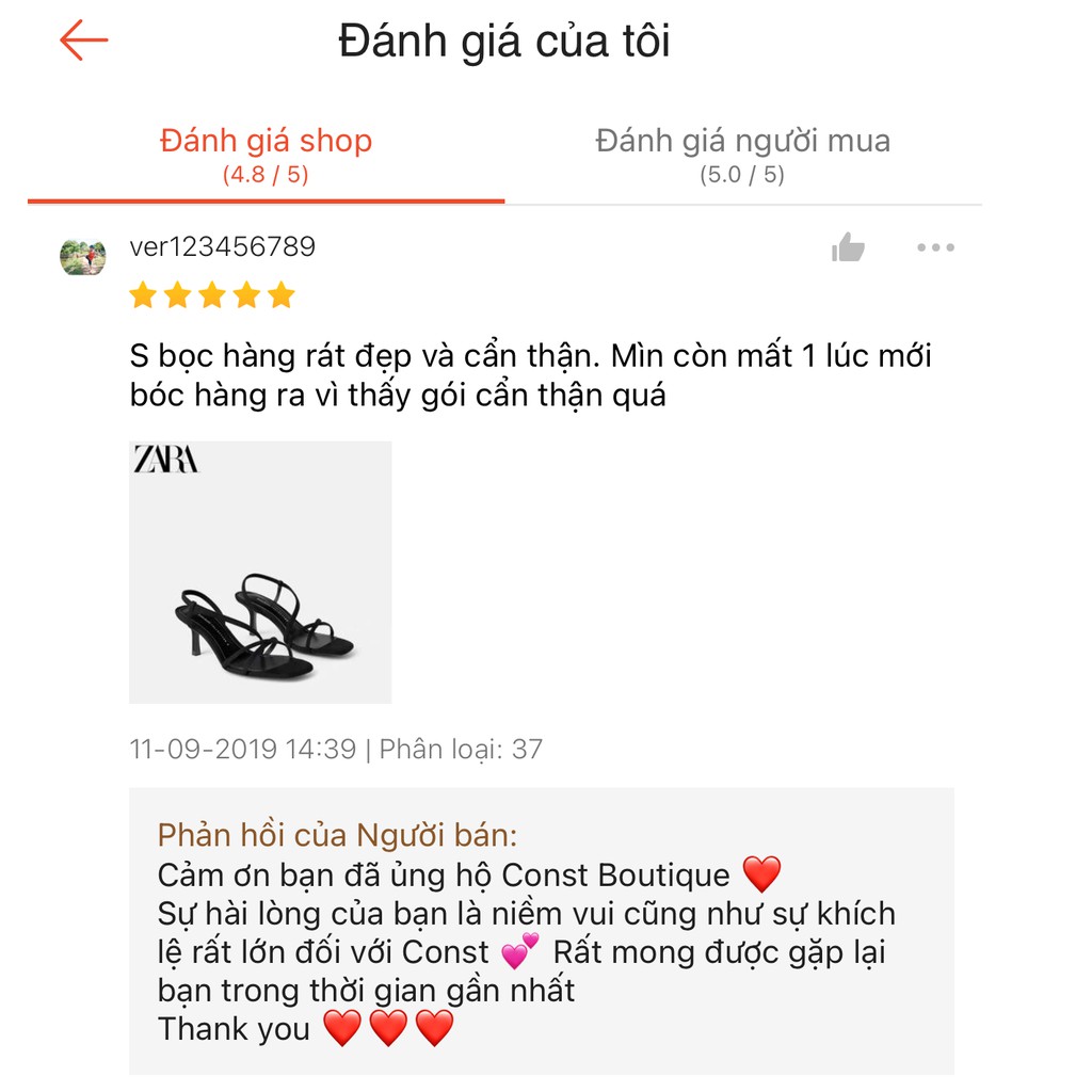 XĂNG ĐAN CAO GÓT ZARA ĐAN DÂY TUỒN AUTH