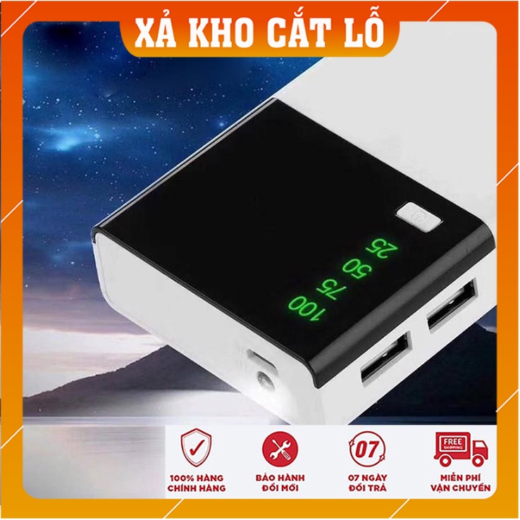 Sạc Dự Phòng 30000mAh - Sạc Dự Phòng, Pin Dự Phòng Sam Sung Dung Lượng Cực Lớn Có Đèn Pin Và Hiện Thị % Pin |ShopM