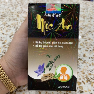 AN PHẾ MỘC AN- HỔ TRỢ HO, VIÊM HỌNG, AMIDAN AN TOÀN HIỆU QUẢ