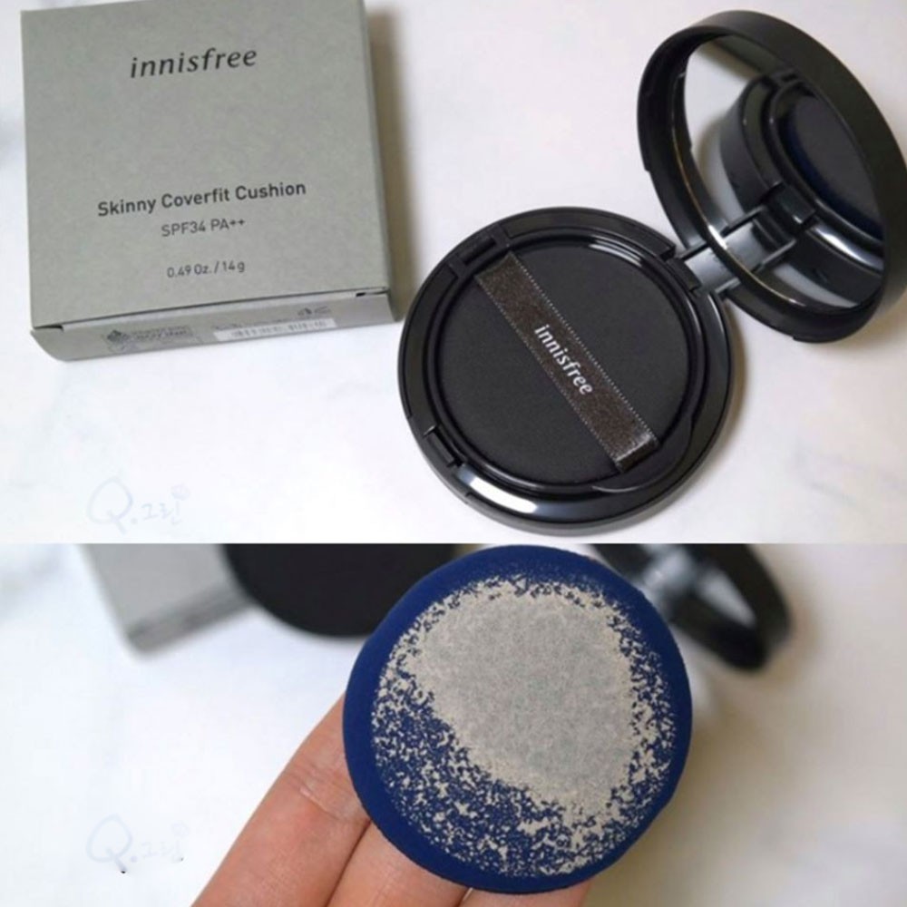 Phấn nước Innisfree Skinny Coverfit Cushion SPF34 PA++ - NO.21 | BigBuy360 - bigbuy360.vn
