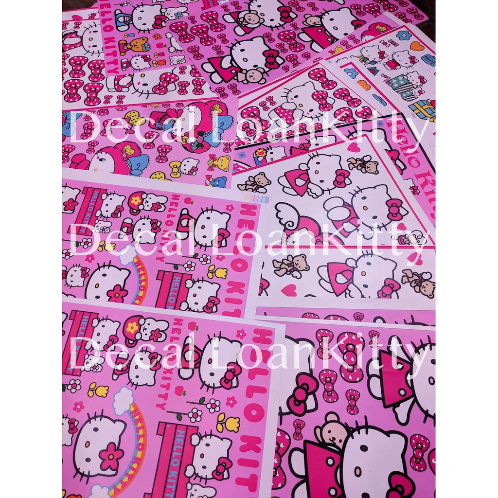 🌸LoanKitty🌸 Decal dán HelloKitty cắt lẻ ra từng hình để dán nha | BigBuy360 - bigbuy360.vn