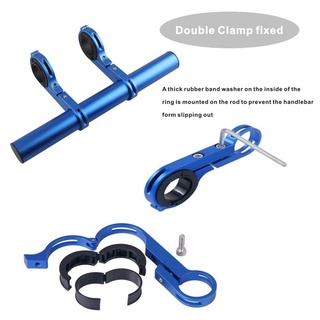 Bicycle handlebar extender flashlight bracket