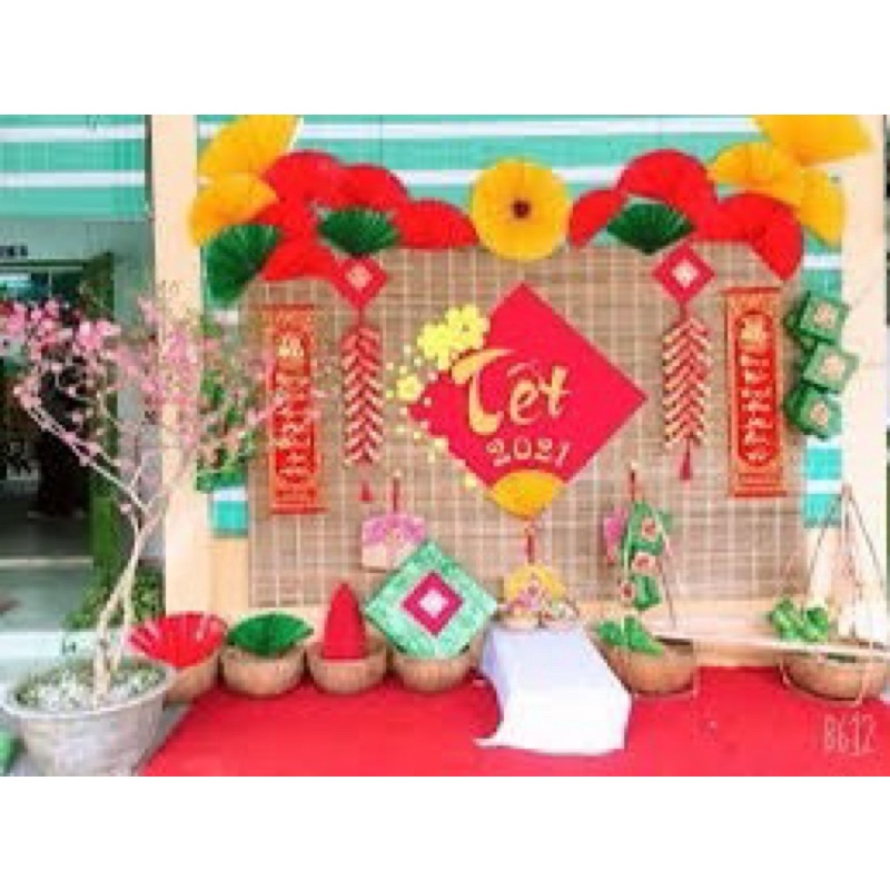 Mành che nắng, mành cọ giá rẻ 1.5mx2m  , mành trang trí trung thu, trang trí tết