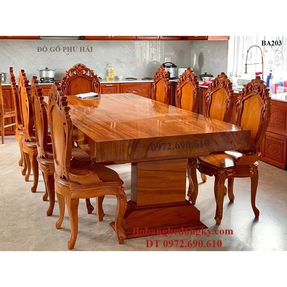 【SỞ THỊ】Bộ Bàn Ghế Phòng Ăn Có 1 – Ko 2 Đẹp Không Tỳ Vết