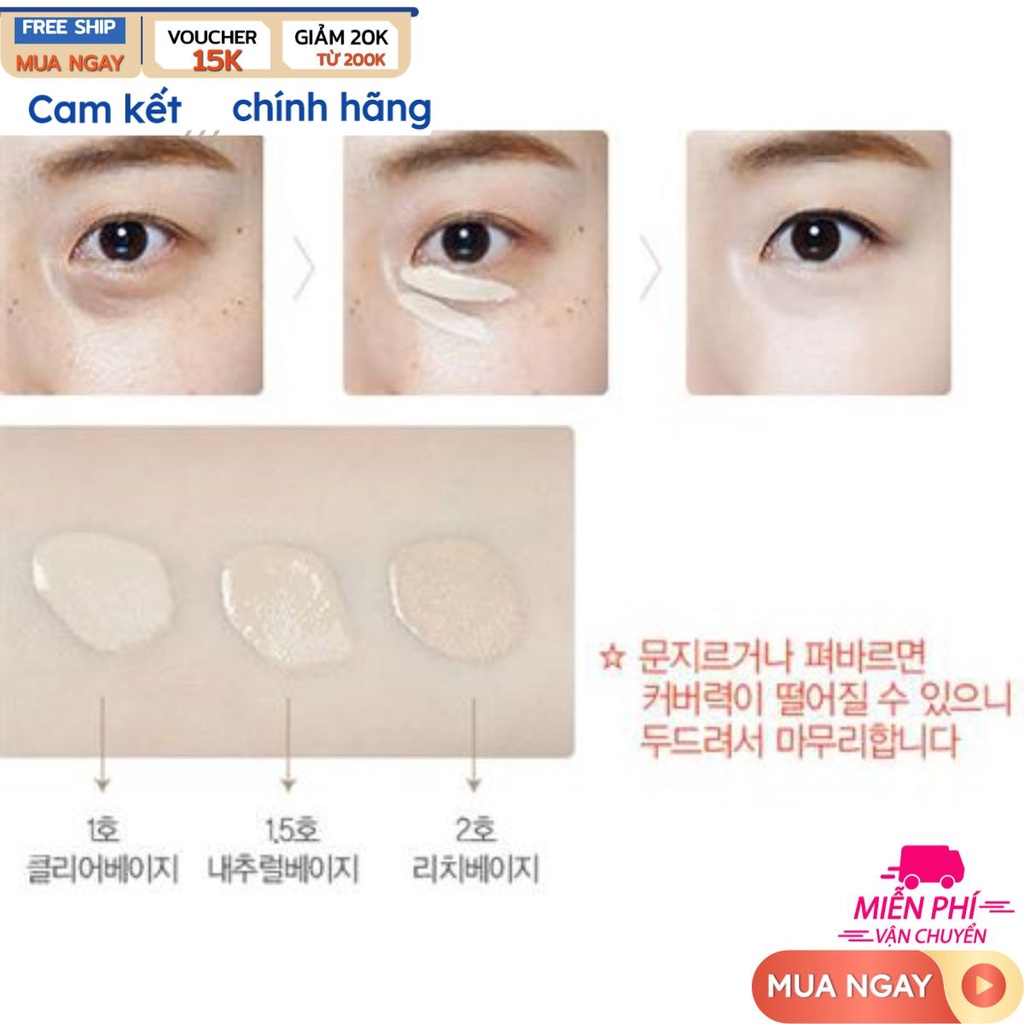 Kem Che Khuyết Điểm The Saem Cover Perfection Tip (lakami.beauty )