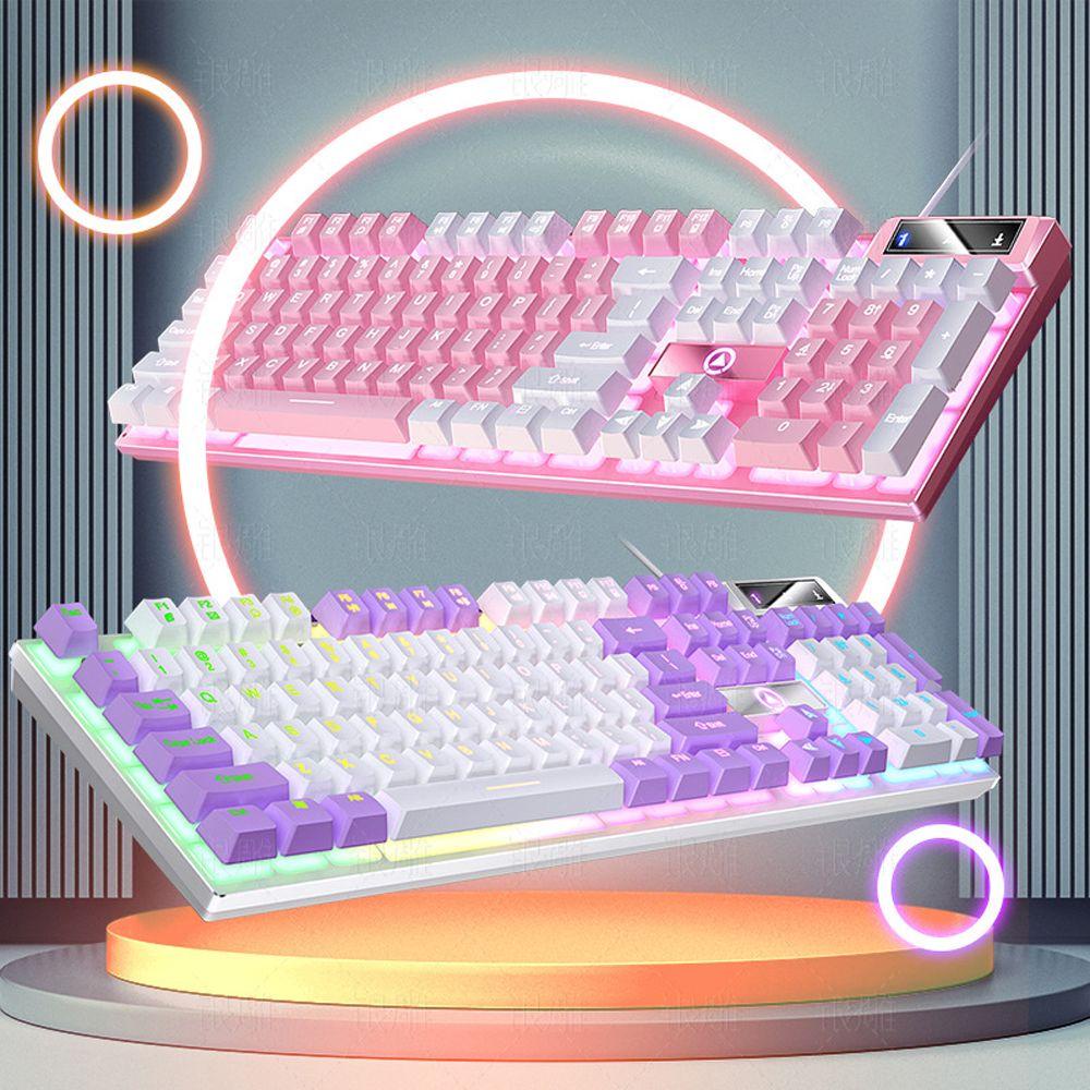 Bàn Phím Cơ Chơi Game 1 Cái Esports Màu Trắng Chống Nước Chống Nóng Cho Máy Tính