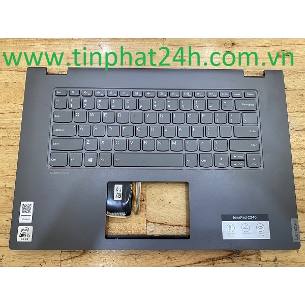 Thay Vỏ Mặt C Laptop Lenovo IdeaPad C340-15 C340-15IWL C340-15IIL C340-15IW BÀN PHÍM KHÔNG BẢO HÀNH