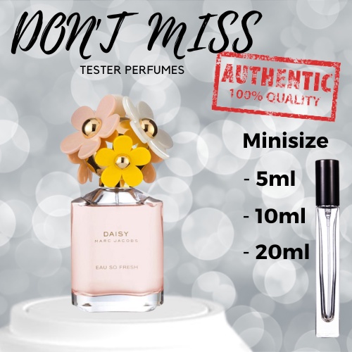 Nước Hoa Nữ Marc Jacobs Daisy Eau So Fresh-5ml/10ml/20ml  [𝙳𝚘𝚗𝚝.𝚖𝚒𝚜𝚜]