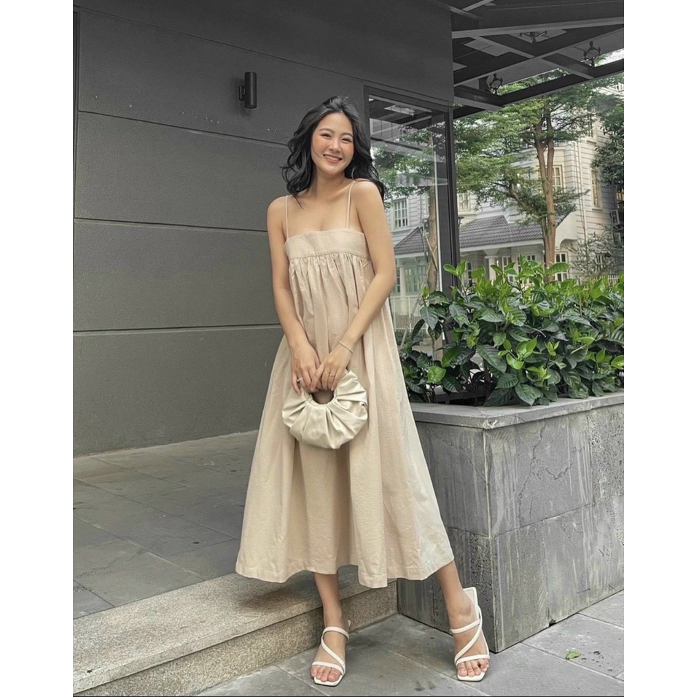 Đầm maxi hai dây ôm ngực Tira House váy 2 dây dáng dài đi biển | BigBuy360 - bigbuy360.vn