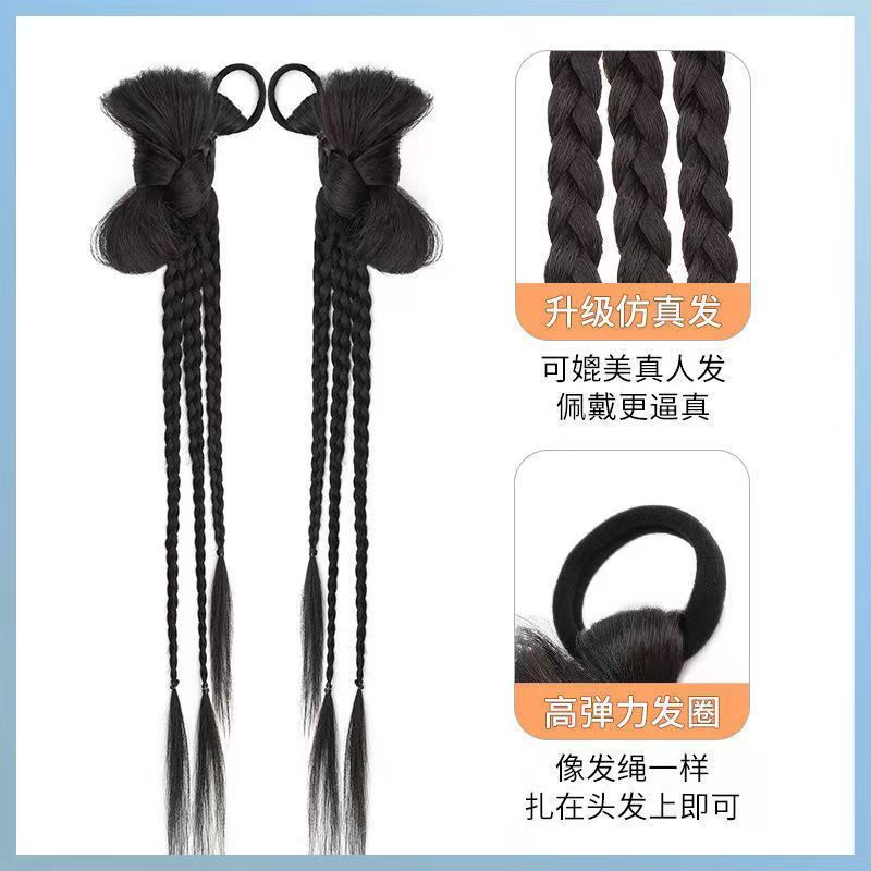 Găng Tay Đấm Bốc y2k Millennium Nhuộm Tai Dạng Xoắn Dài Mát Mẻ Dễ Thương Cho Nữ