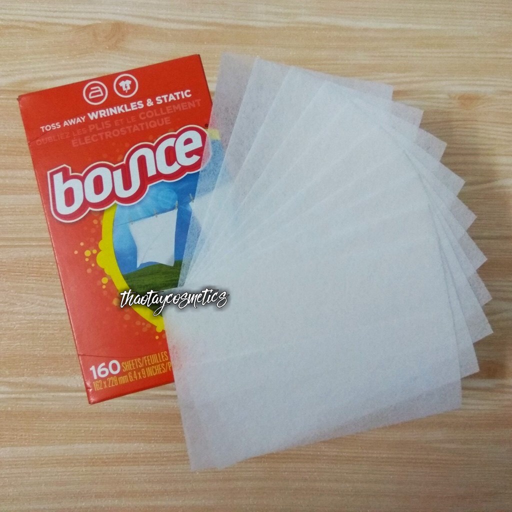 Giấy thơm quần áo Bounce của Mỹ (Tách lẻ bịch 10 tờ)