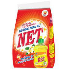 Bột giặt NET Hương Hoa Sứ 2,4kg + NRC NET Chanh 250gr Đậm đặc