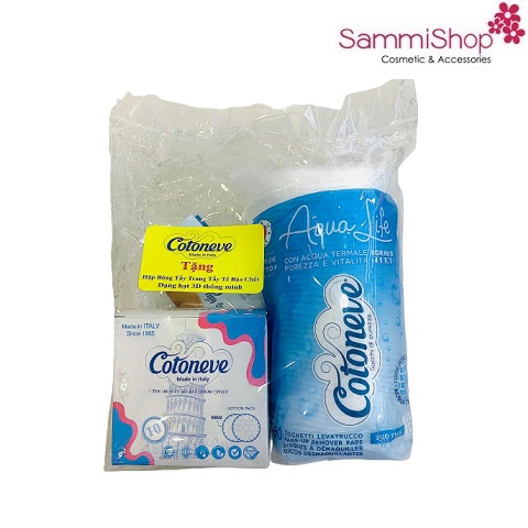 COTONEVE Bông tẩy trang  AQUA LIFE -  CT003 (50 m) + bông CT051(10m)