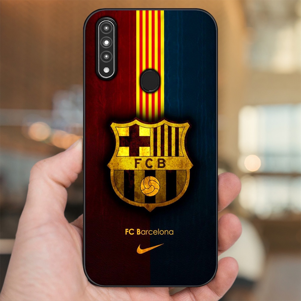Ốp lưng Oppo A31, A8 viền đen in hình Barcelona Barca