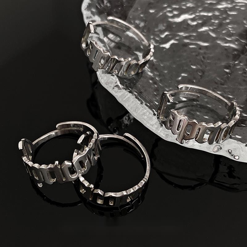Nhẫn Hở Có Thể Điều Chỉnh Phong Cách Hiphop Đường Phố unisex