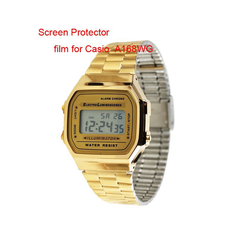 Miếng Dán Bảo Vệ Màn Hình Cho Đồng Hồ Casio A168Wg A168Wg-9Wdf