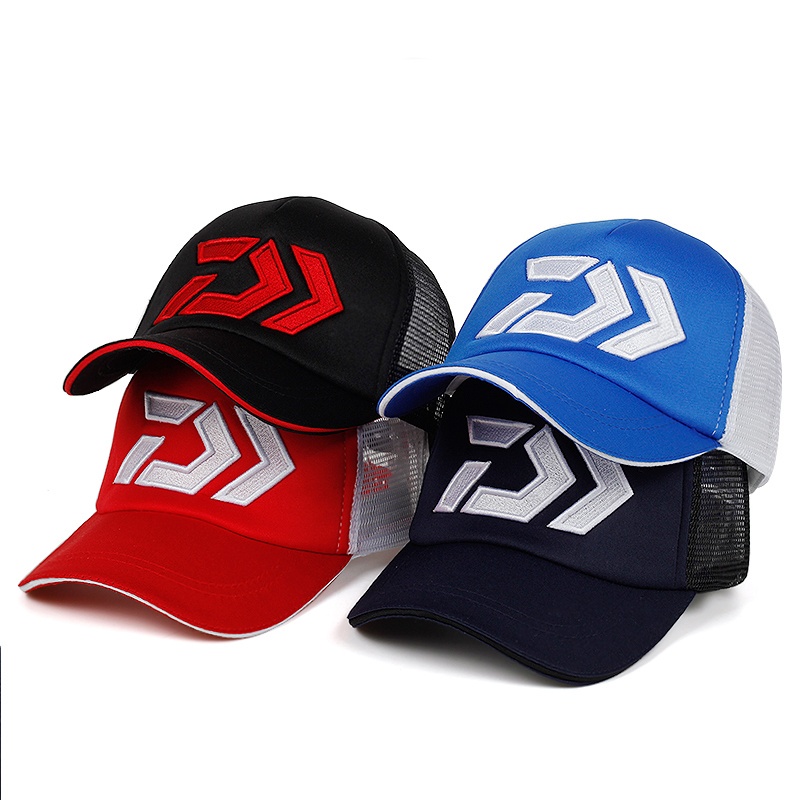 Mũ lưỡi trai phối lưới thoáng khí chống nắng thời trang mùa hè cho nam và nữ tùy chọn màu sắc