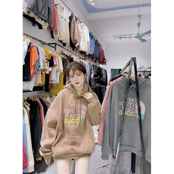 Áo nỉ hoodies mũ 2 lớp in chữ