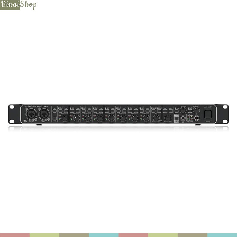 Sound card thu âm USB 18 cổng Behringer U-Phoria UMC1820